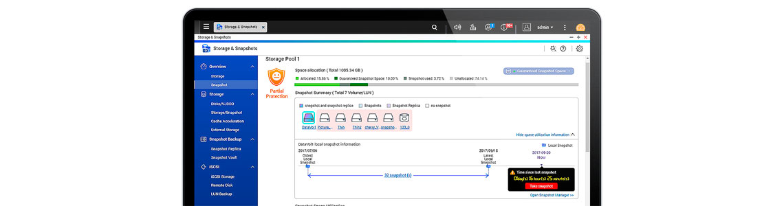 Proteção contra malwares por snapshots